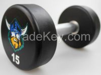 flat logo dumbbell