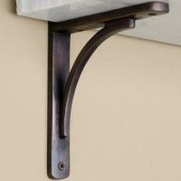 wrought iron shelf brackets