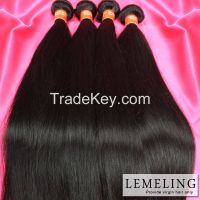 Factory price 100% virgin unprocessed Brazilian hair bundles Straight