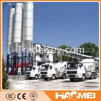 90m3/h wet twin shafts mixer concrete batching plant price