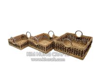 Water hyacinth tray