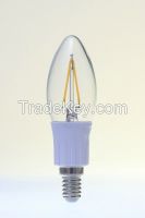 2W 3W 4W 5W 6W 7W dimmable or non-dimmable Led Filament Bulb / led filament candle candelabra