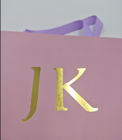 Customizable Brown Kraft Paper Bag Biodegradable Eco-Friendly Lamination Embossing Custom Logo for Clothing Flower Packaging