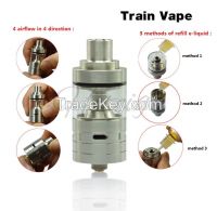 Original ecig train vape hotcig tank 3.0ml 0.5-0.8 ohm tank train vape Atomizer tank wholesale