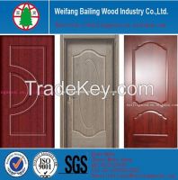 3mm-4.5mm molded melamine door skin for interior doors