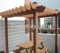 Outdoor WPC composite pergola