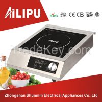 3000watt stainless steel housing commercial induction cooker/metal induction stove/mobile cooking top/countertop cooktop