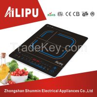 Sliding&touch sensor controller digital display ultra-thin induction cooker/ultra-slim cooktop/home kitchen appliance