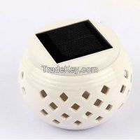 Solar Led Ceramic Jar Table Light Diamond