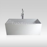 2014 New Solid Surface Freestanding Bathroom Bathtub (JZ8607)