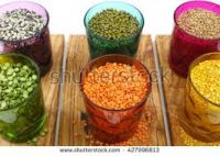 CHICK PEAS, MUNG BEANS, RED LENTILS, YELLOW PEAS