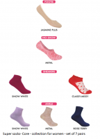 Women&#039;s socks - Core - set of 7 pairs - Model 1