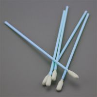 Small Round Tip Cleanroom Sponge/Foam Cleaning Swab with Long Handle