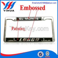 License Plate Frame  ABS Chrome Plating