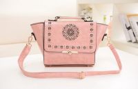 Hollow laser Cut Out Top handle Shoulder Crossbody handbag