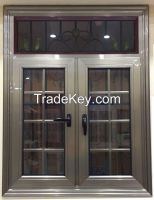 Aluminum casement window