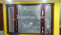 Aluminum casement window