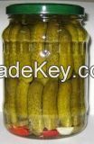 Pickled Baby Cucumber 3-6cm In Glass Jar 540ml, 720ml