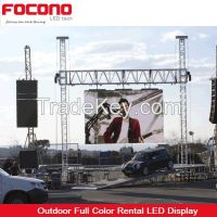 P10 mm Outdoor Full Color Rental LED Display