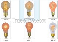 china high quality wholesale Edison light bulbs A19 A60 fliament lamp product base E26 E27 B22 incandescent light bulbs