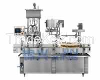 linear liquid filling (rolling) Capping Machine