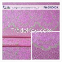 Shineder French lace fabric African lace fabrics guipure lace fabric 100% composite nylon lace fabric for garment FH-DN0005