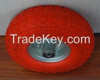 4.10/3.50-4 PU wheel for wheel barrow