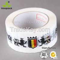 customized printing BOPP packing tape logo printing tape