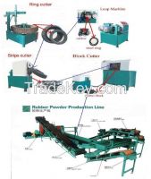 waste tyre recycling machine