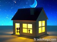 solar power house solar gift light