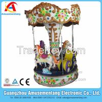 AT0915 Amusementang carousel manufacturer China coin operated kiddie rides carousel