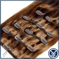 Clip In Hair Remy Hair 18" Straight Color P4/30# 85Gr Ful Head IN STOCK 
