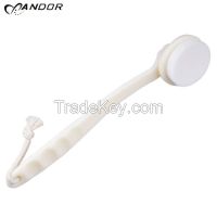 Happy shower detachable long handle bath brush