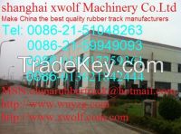 Rubber crawler rotary drilling rig