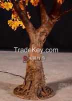 Waterproof Garden fabric maple lvs Led tree light