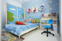 children bed&amp;amp;wardrobe Material:E1 grade MDF with melamine