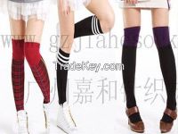 Ladies' jacquard socks knee high sexy lady socks