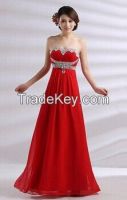 2014 New Empire Summer Dress Girl Party Tube Quality Long Bride Dress