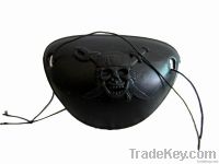 Halloween plastic pirate eyepatch with logo