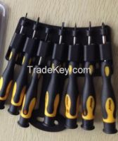 7pcs precision screwdriver set SL:1.4-2.0-2.4-3.0MM PH00 PH0 PH1 in practical holder