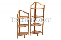 bamboo storage shelf and storage racks, storage organizer