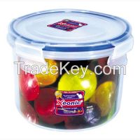 Round airtight container