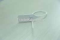 smooth strap plastic security seal with metal insert