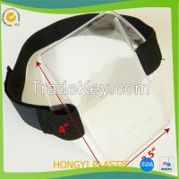 Lexible Waterproof Clear PVC Armband Badge