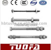 Pole line hardwares / clamp bolt pole top pin/ bolt and nut and washer