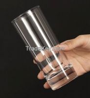 clear glass tumbler