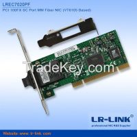 LR-LINK Brand PCI 100FX SC Port MM Fiber NIC (VT6105 Based)