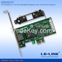 LR-LINK Brand PCIe x1 10/100/1000Mbps Network Lan Card (Intel 82574 Based)