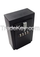 Wall-Mounted 4 Number Combination Key/Card Storage LockBox