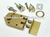 Door Lock, Jimmy Proof Single Cylinder Deadbolt